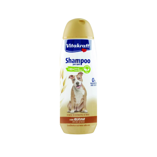 Shampoo con estratti di riso e avena